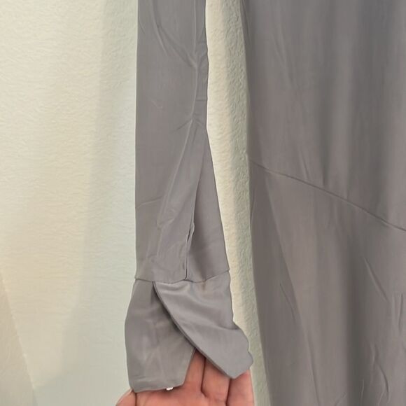 Free People We Are HAH Southern Lady Dress in Silver Blue - NWT - Picture 10 of 12